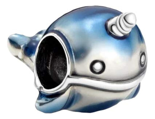 Dije Charm Pandora Ballena Azul Océanos Mar Plata Original