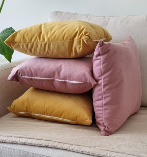 Funda Almohadon Pana Sintetica Antimancha 40 X 40 Lavable