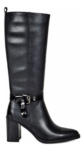 Bota Mujer Cuero Calistena Negro
