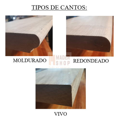 Escalon Madera Zoita 3 X 24 X 90 Cm - Mader Shop