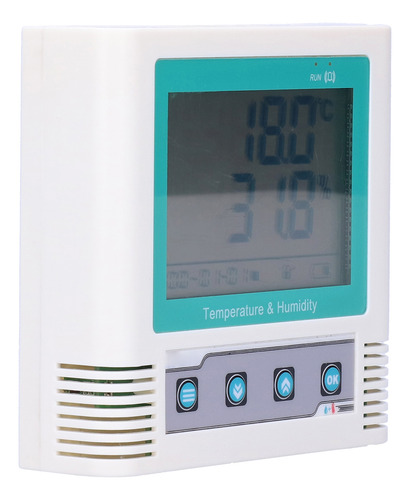 Gravador De Umidade Lcd, Temperatura Digital Embutido