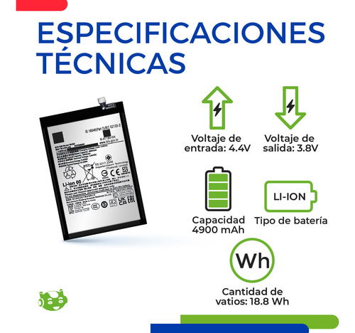 Pila Para Redmi 13c 23100rn82l Poco C65 2310fpca4g Bn5q