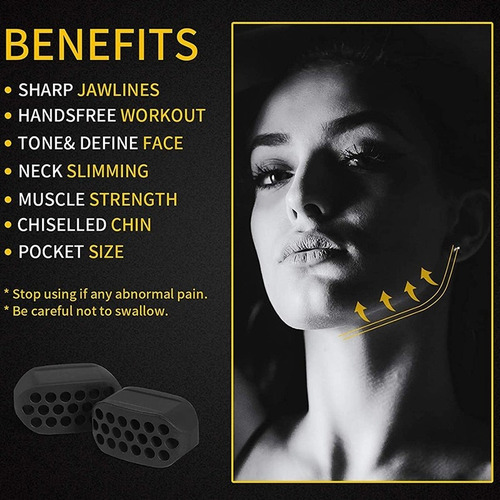 Imagen 7 de 9 de 3pcs Ejercitador De Mandíbula Pelota Mascle Facial Entrenami
