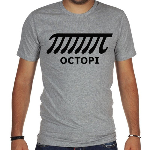 Remera De Hombre Octopi Numero Pi Matematicas Nerd Ciencia