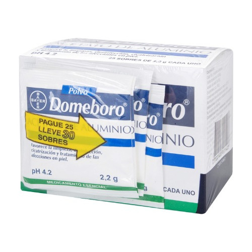 Domeboro Sobres Acetato De Aluminio