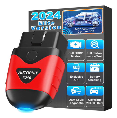 Autophix Escaner Bluetooth Obd2 3210 Mejorado Lectores De Co
