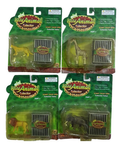 Animalitos Selva Para Armar X 4 Ct