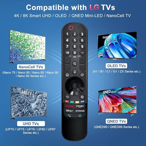 Magic Remote LG 2017-2023: Control Por Voz Y Punta