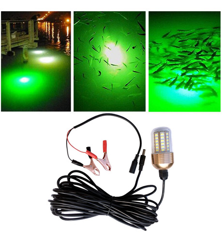 Luz De Pesca Sumergible De 12v Y 60 Led