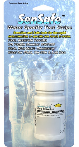 Tiras Reactivas Cloro Libre Sensafe® Doble Rango 0-7/1.2 Ppm