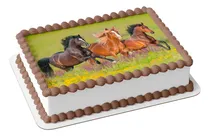 Comprar Papel Arroz Comestível Para Bolo Cavalo Cavalos