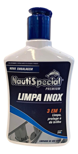 Limpa Inox Premium Protetor 200g Nautispecial Nacional