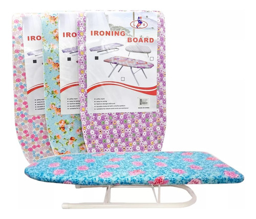 Tabla Planchar Mesa Cama Plegable Reforzada Liviana Práctica Floreado / Rayado Varios