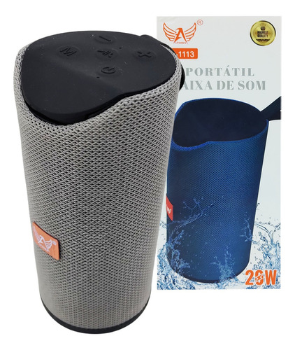 Caixa De Som Bluetooth 20w Portátil Altomex Cor Cinza 127/220v