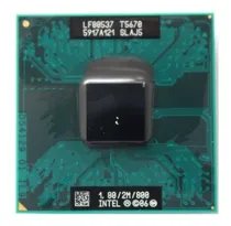 Comprar Processador Notebook Intel Core 2 Duo 1.8u002F2mu002F800 T5670 