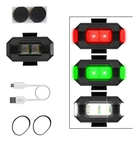 2 Set Drone Luz Estroboscópica Señal Flash Luz Drone Luz