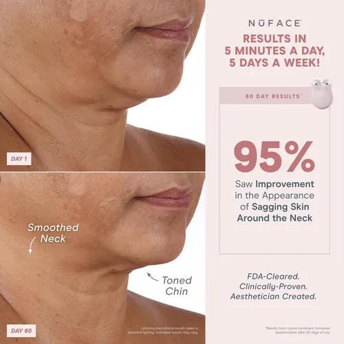 Dispositivo Facial Nuface Mini+ Microcurrent Con Gel Y Crema