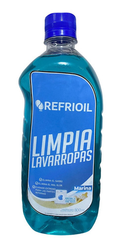 Limpia Lavarropa Refrioil 800ml Quita Sarro Mal Olor Marina