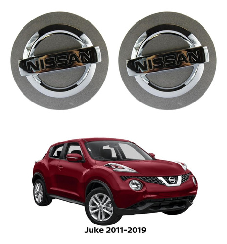 Tapón Rines De Lujo 2pz Juke 2012 Nissan