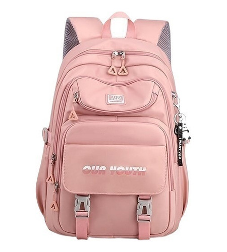 Mochila Para Estudiantes Mochila Escolar De Gran Capacidad Para Estudiantes De Secundaria Antirrobo Impermeable Moda Portátil