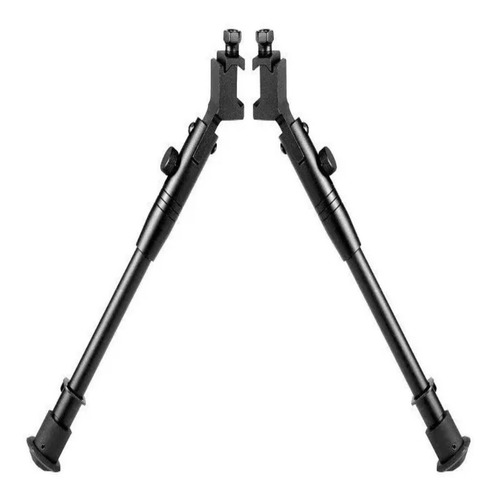 Imagen 4 de 10 de Bipode Fox Aluminio Extensible Picatiny Lateral + 2 Rieles