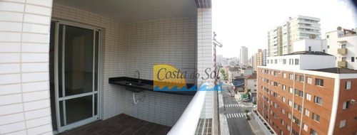 Imagem 5 de 30 de Apto Novo No 2 Suítes, Piscina, Academia No Canto Do Forte- À Venda Por $440.000,00 - Praia Grande/sp - Ap15541