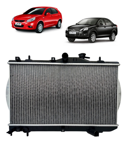 Radiador Jac J3 1.4 1.5 2011 2012 2013 2014 2015 Manual