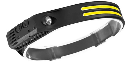 Linterna Frontal 2en1 Para Casco D Minero Con Sensor Luz Led