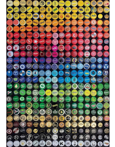 Rompecabezas 1000pz Collage De Fichas