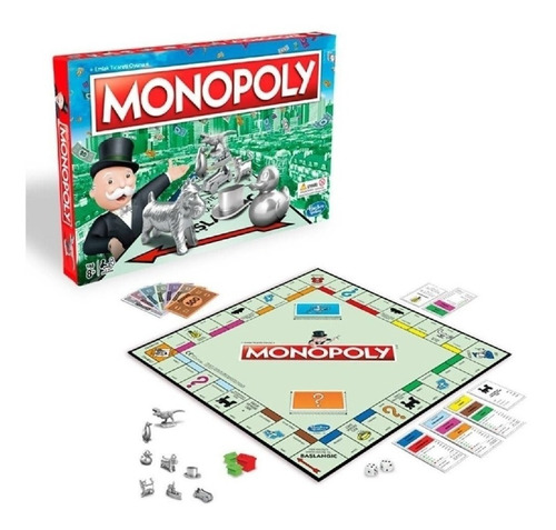 Monopoly Juego De Mesa Clasico Familiar Nene Hasbro C