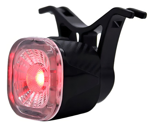 Luz Traseira Sinalizador Bicicleta Bike Brake Light Sensor De Freio Inteligente Usb Cor Vermelho
