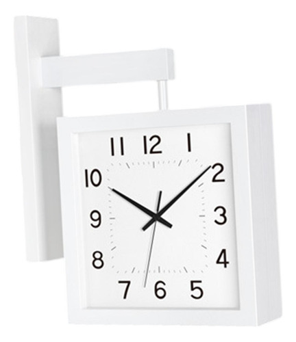 Reloj De La Pared De De Doble Cara Reloj De Reloj De Madera