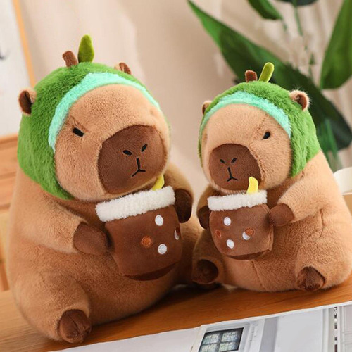 N Lindo Peluche Capybara Hogar Decorativo Aguacate 40cm