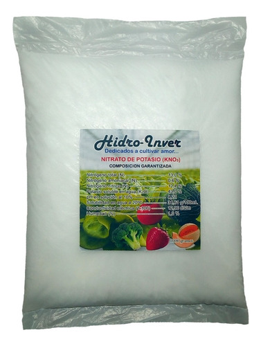 Nitrato De Potasio Fertilizante Soluble Para Hidroponía.