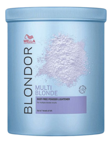 Wella Pó Descolorante Blondor 800g Multi 7 Blonde Loiro