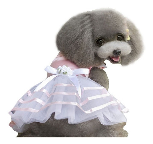 Imagen 2 de 5 de Vestido Fiesta Mascota Talla L, Traje Fiesta Mascota Talla L