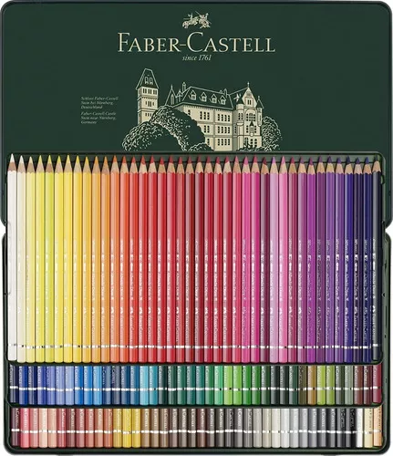 Lápices Acuarelables Lata X 36 Colores Faber Castell
