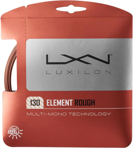 Luxilon Element Rough 130 Cordaje De Tenis - Juego, Bronce