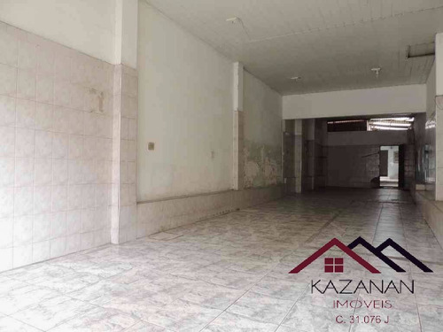 Sala Comercial Com Edícula Nos Fundos - 387