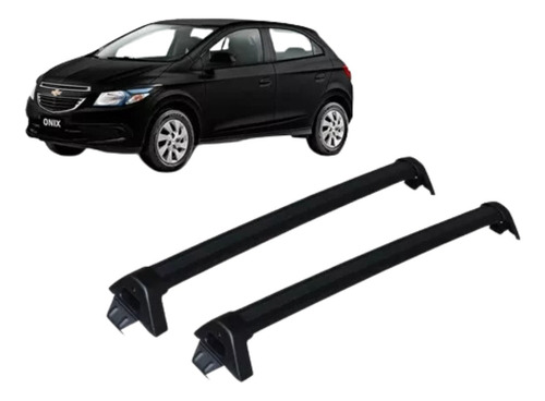 Rack De Teto Travessa Chevrolet Onix Projecar Preto Ou Prata