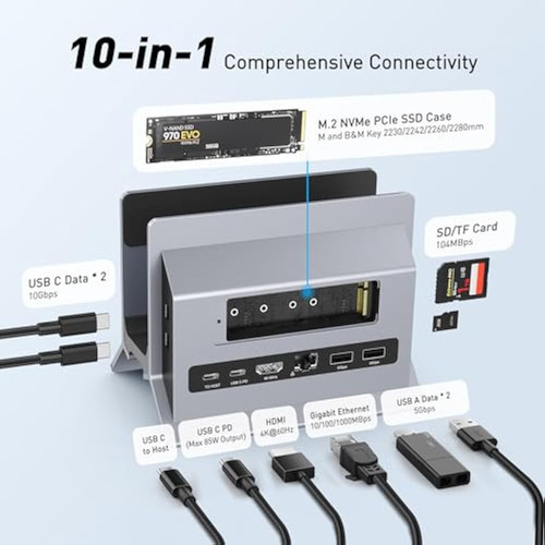 Abovetek Estación De Acoplamiento Usb C, Estación
