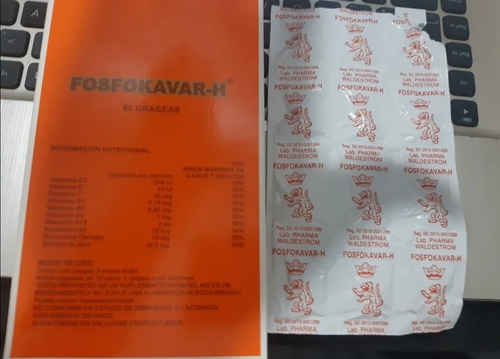 Fosfokavar H Bawiss ( 2 Unid ) X 60 Grageas