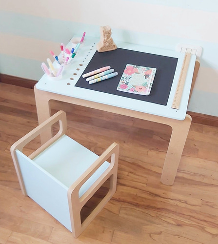 Mesa De Dibujo Infantil Madera