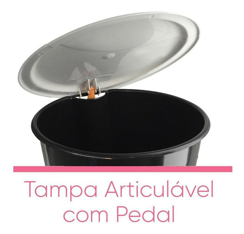 Lixeira Com Pedal 12l Area Coleta Seletiva Plastic Arqplast