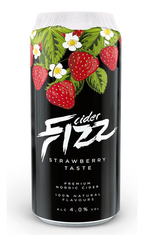 Caja 24 U Mix Sidra Fizz Sabores 4.0° Lata 500cc 