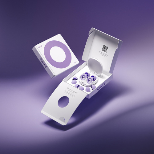 Earplugs Loop Quiet 2 - Tapones Oido Protectores Auditivos Color Violet (violeta)