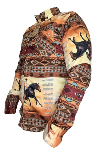 Camisa Vaquera Estilo Ariat Checotah Hombre