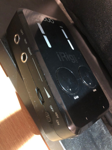 Interfaz Para Celular Ik Multimedia Irig Pro Duo Dos Canales Negro (Usado)