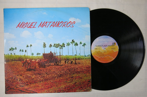 Vinyl Vinilo Lp Acetato Miguel Matamoros Salsa Tropical   