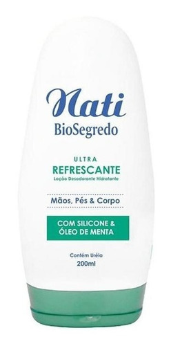 Loção De Óleo De Menta Para Mãos, Pés E Corpo - 200ml